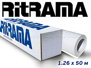 прозрачная глянцевая пленка / ritrama / 1,26*50 м