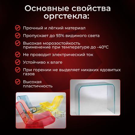 Купить прозрачное оргстекло (Оргстекло Плексиглас 8 мм, А6)