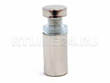 дистанц. держатель стальной 12*25 (цвет.  сереб)