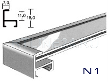 №1/ золото глянец/ профиль baget rtline/ 3,05 м