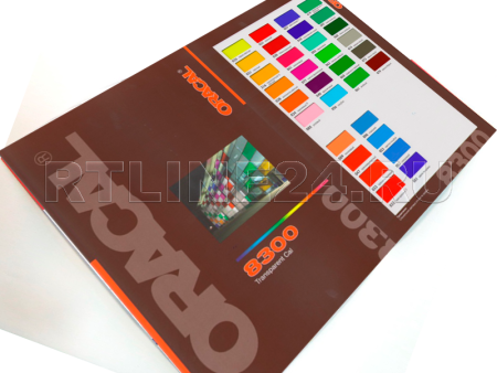 Карта цветов Oracal 8300