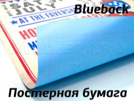 Постерная бумага  Blueback / 1,60*100 м / 115гр / Ahlstrom TJ