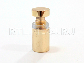 Дистанц. держатель стальной 16*25 (цвет. золото)