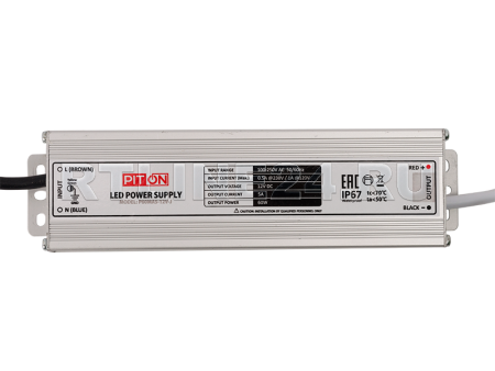 60 вт/ 5 a/ 12 в/ блок питания герметичный led piton/ ip 67