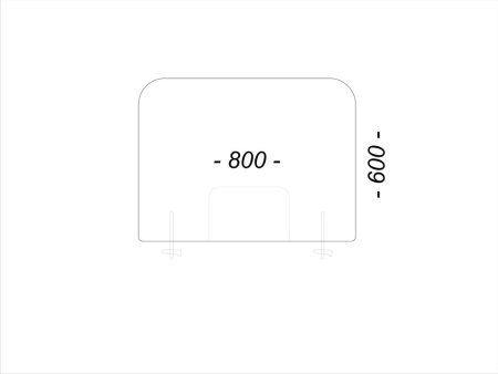 защитные экраны с креплением 4 мм 800 x 600