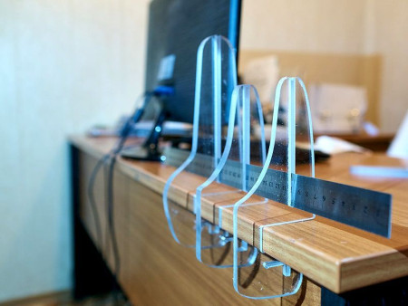 крепеж rtline fix 4/22/600vn (внутренний) | для защитных экранов высотой до 600 мм
